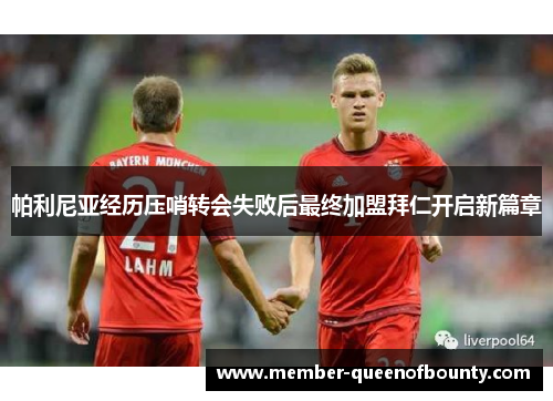 帕利尼亚经历压哨转会失败后最终加盟拜仁开启新篇章 帕利尼亚经历压哨转会失败后最终加盟拜仁开启新篇章